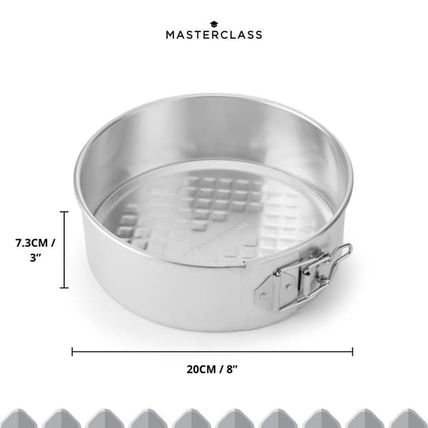 MasterClass Genanvendt Aluminium Springform Kageform - 20 cm