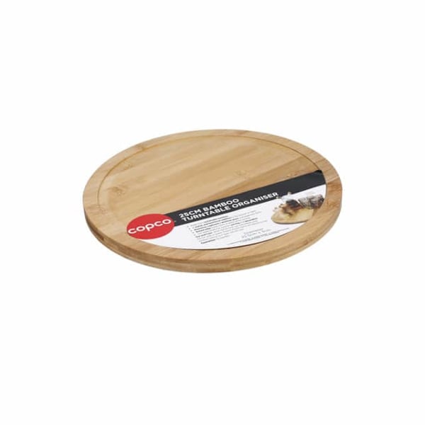 COPCO Bambu Lazy Susan Järjestäjä - halkaisija 25cm