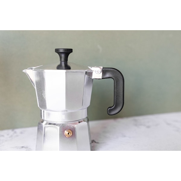 La Cafetière Venetsian Alumiini Espresso Keitin 3-Cup - Hopea