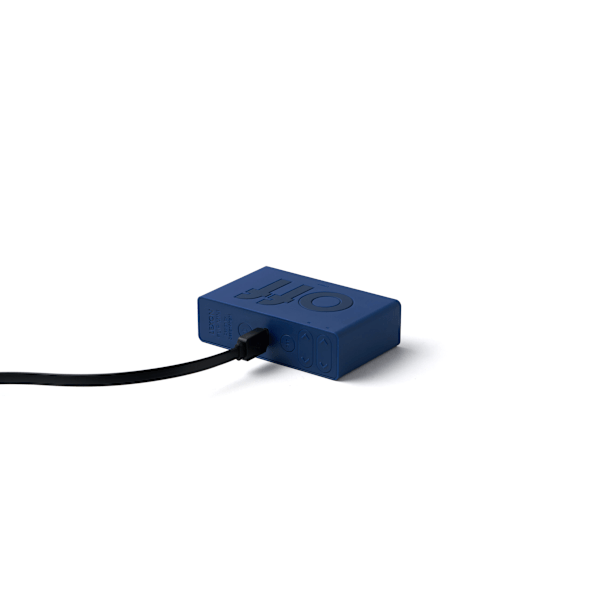 Lexon Design Flip Mini Alarm Clock Light Blue