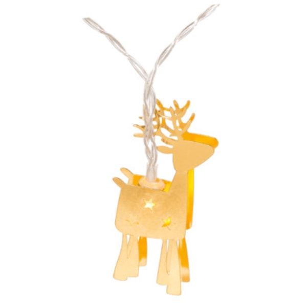 Out of the Blue 3D LED Light Chain - Metallic Deers