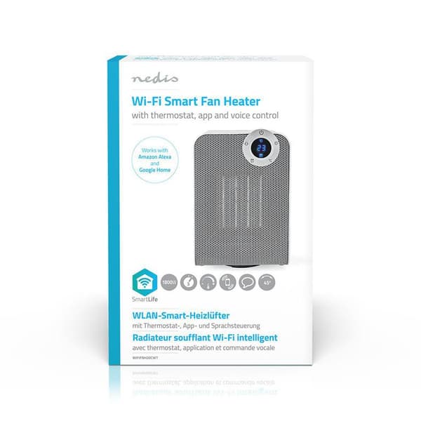 Nedis WiFi SmartLife varmeblæser 1800 W