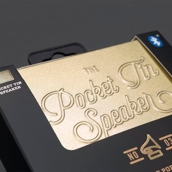 Luckies Pocket Tin Speaker 2.0 - Gold