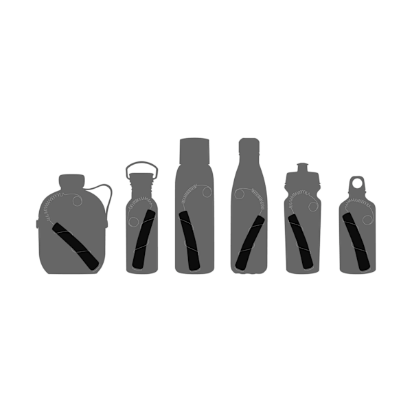 Black + Blum Charcoal Water Filter with Locking Coil