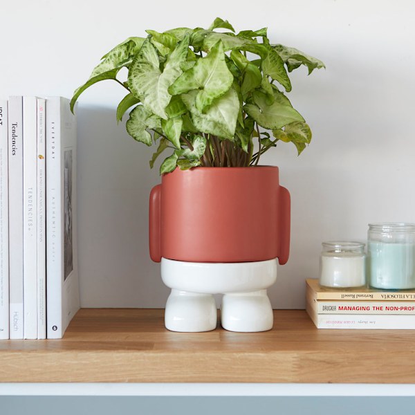 Balvi Ceramic Flower Pot Mr. Standy Blue