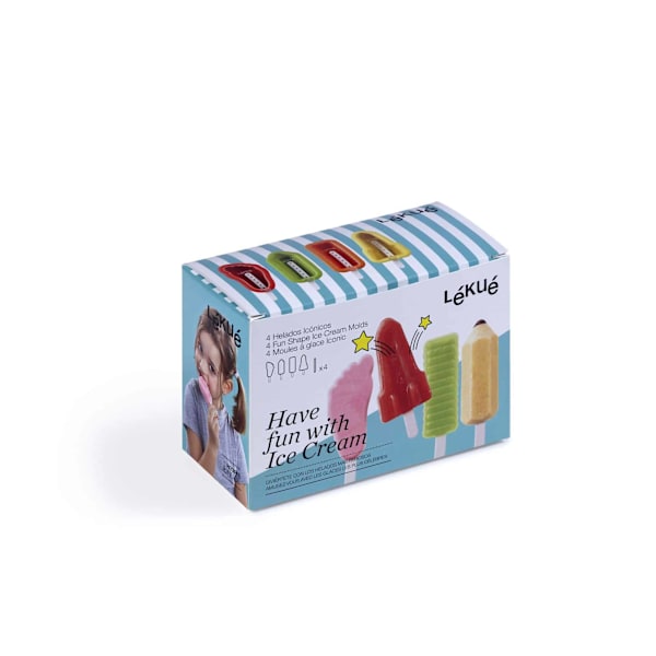 Lékué Iconic Ice Cream Shapes Mould 4pcs