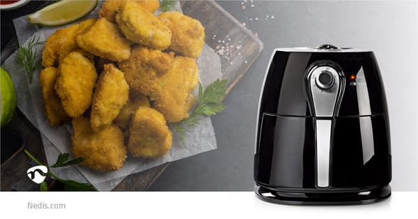 Nedis Hot Air Fryer 3.0L - Timer 30min