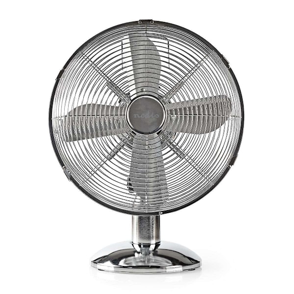 Nedis Table Fan | 30cm | 3 speed | Chrome