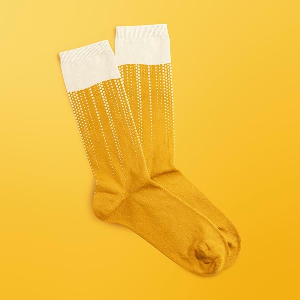 Luckies Craft Beer Socks Lager - Blonde
