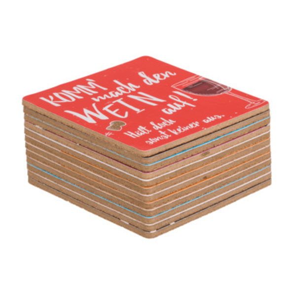 Out of the Blue Coaster Slogan - set of 12pcs