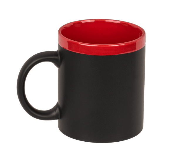 Out of the Blue Writeable Stoneware Mug with Chalk White