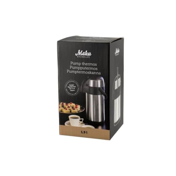Maku Kitchen Life Pump Termokande | 1,9 l.