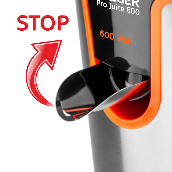 Haeger Pro Citruspress | Rostfritt stål | 600 W