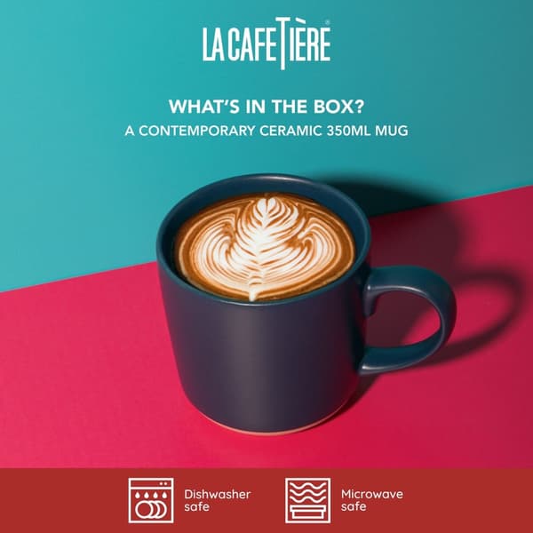 La Cafetière Ceramic Mug | 350ml Navy