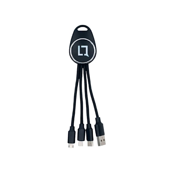 Liquno Nissi Shining Keyring with 3in1 Data Cable Red
