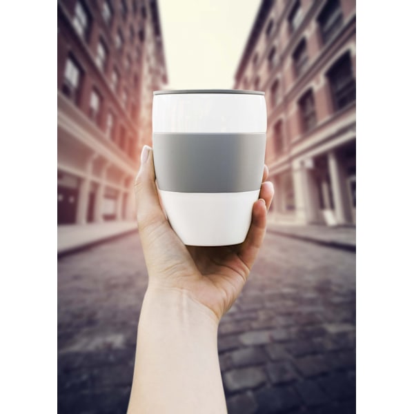 Koziol AROMA TO GO 2.0 Insulated Cup 400ml Raspberry Red