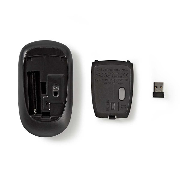Nedis Wireless Mouse 800-1600dpi - Both Handed