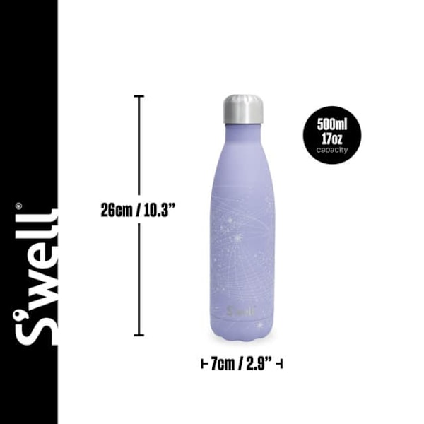 S'well Water Bottle 500ml Onyx