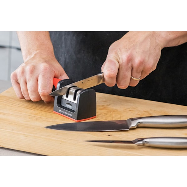 MasterClass Two Stage Draw Through Knife Sharpener