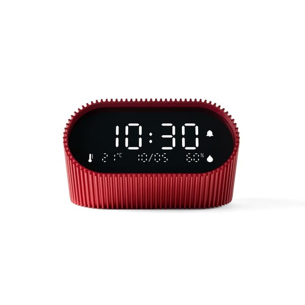 Lexon Design Ray Alarm Clock Rechargeable Matt Black