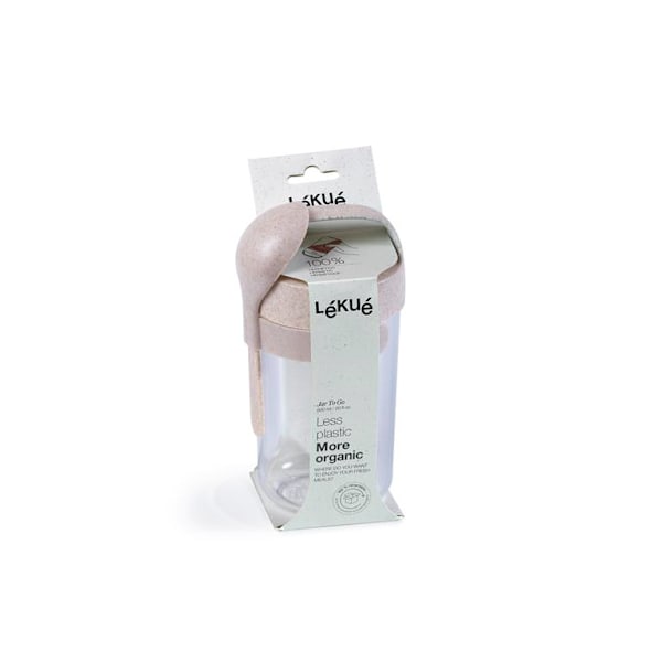 Lékué Jar To Go Organic 600 ml with Spoon