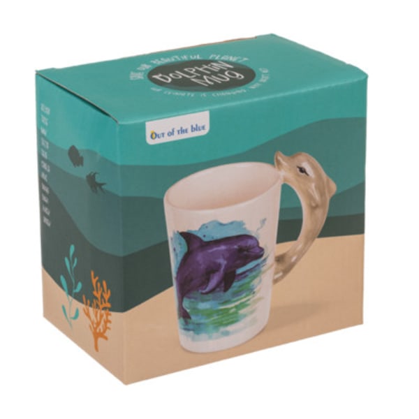 Out of the Blue Stoneware Mug - Dolphin