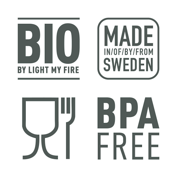 Light My Fire Snapbox Oval BIO 2pack Green / Pink