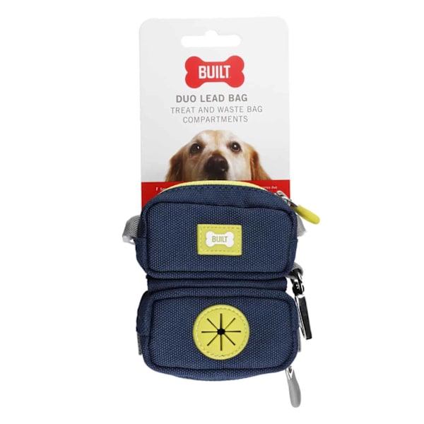 BUILT PET Duo Poop and Treat Bag - Blue