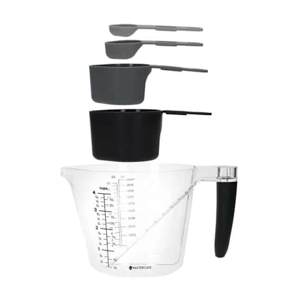 MasterClass Smart Space Measuring Spoon, Cup &amp; Jug Set 5pcs.