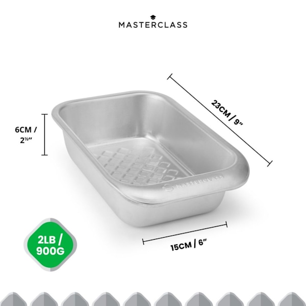 MasterClass Återvunnen Aluminium Brödform - 2lb
