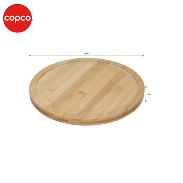 COPCO Bambu Lazy Susan Järjestäjä - halkaisija 25cm