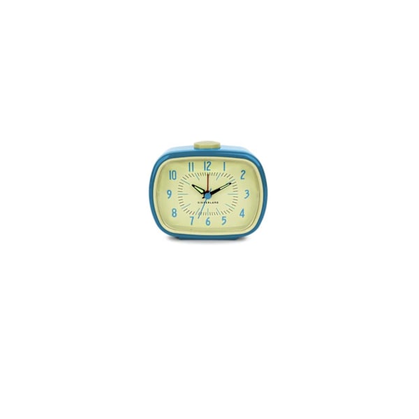 Kikkerland Retro Alarm Clock Red