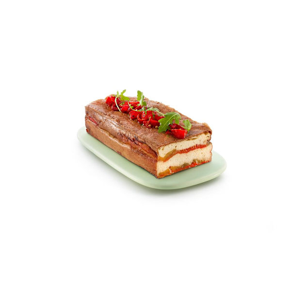 Lékué Loaf Springform Pan 24 cm with ceramic plate
