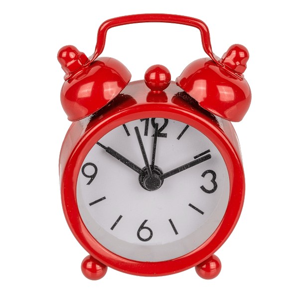Out of the Blue Metal Alarm Clock Orange
