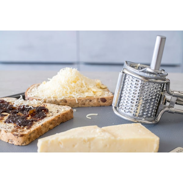 MasterClass Deluxe Stainless Steel Rotary Cheese Grater