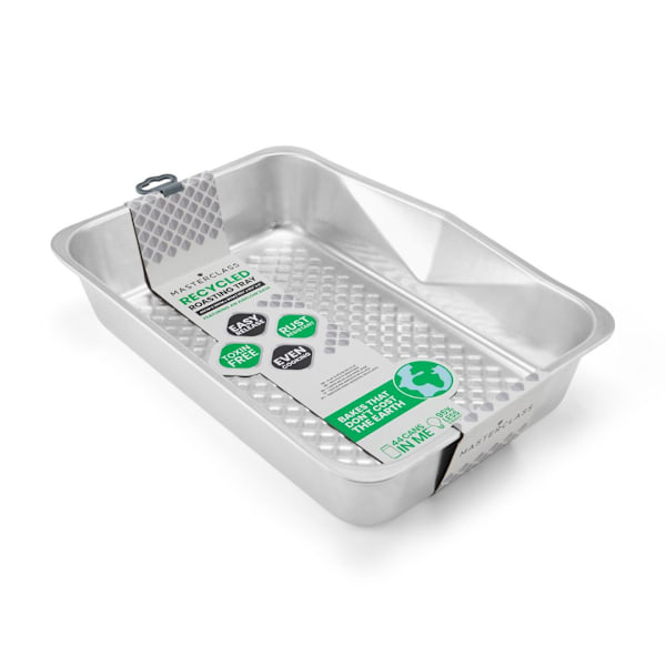 MasterClass Recycled Aluminium Roasting Pan with Pouring Spout - 40x29cm