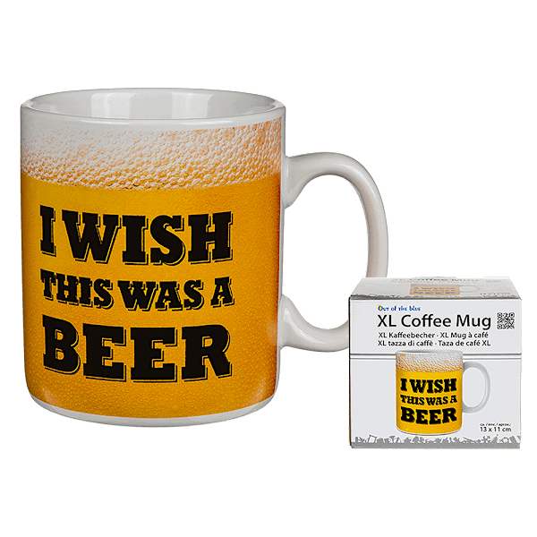 Out of the Blue Coffee Mug - I wish I was a Beer