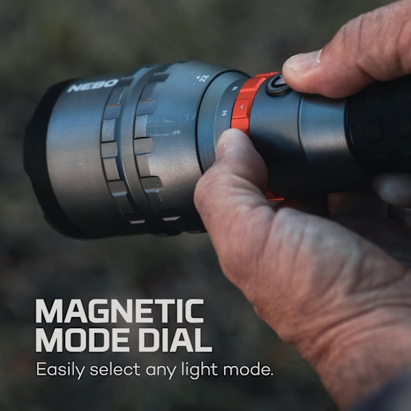 NEBO Davinci&#x2122; 12000 Rechargeable Handheld Flashlight 12000lm | Mag Dial