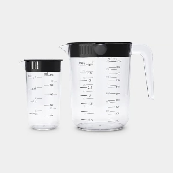Brabantia TASTY + Mätkopp Set - Transparent, 2 delar