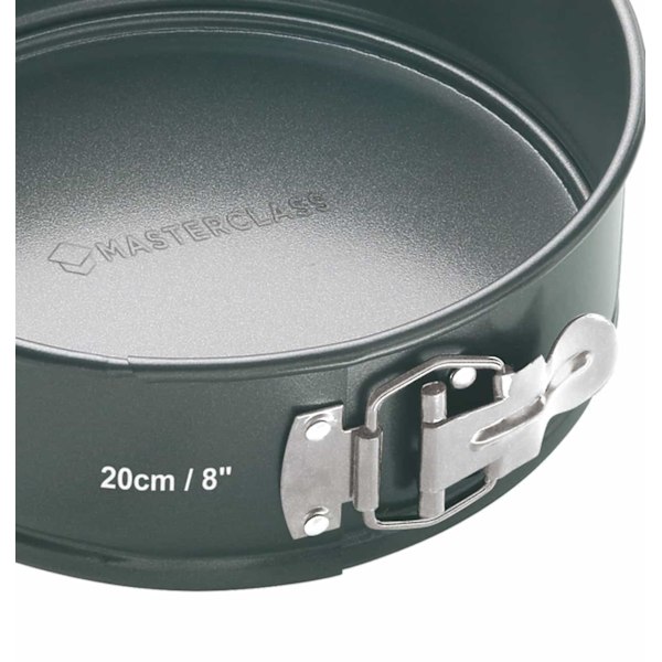 MasterClass Non-Stick 20cm Loose Base Spring Form Cake Pan