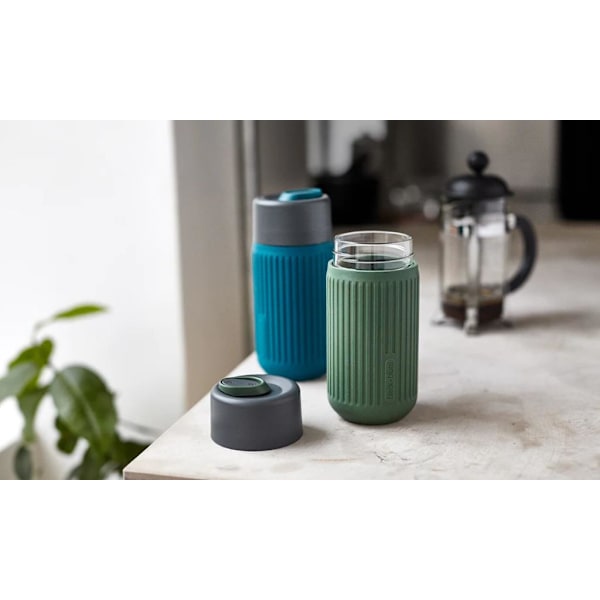 Black + Blum Glass Travel Cup Coral