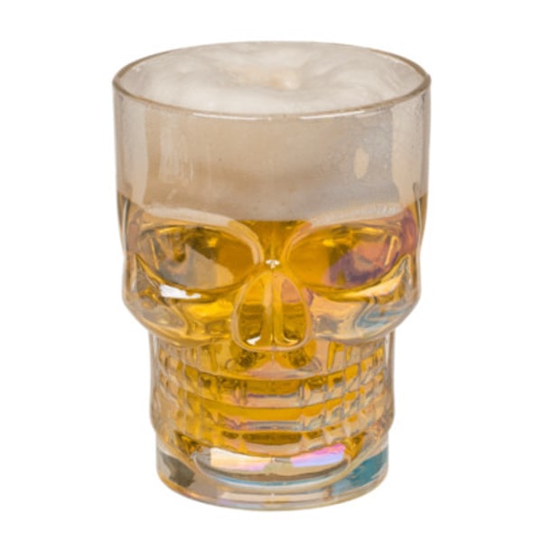 Out of the Blue Drinking Glass - Skull