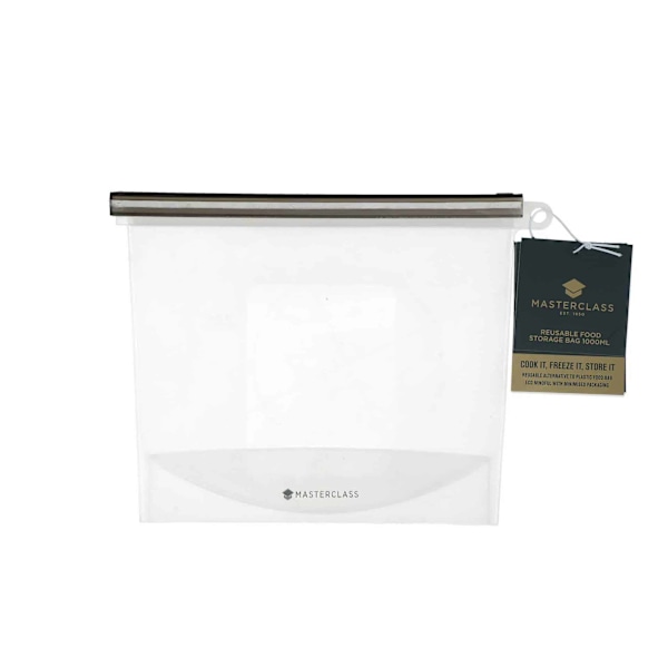 MasterClass Reusable Silicone 1000ml Food Bag