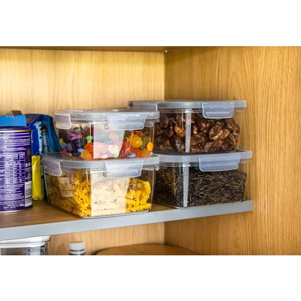 MasterClass Eco Snap Food Storage Container - 0.8L Square