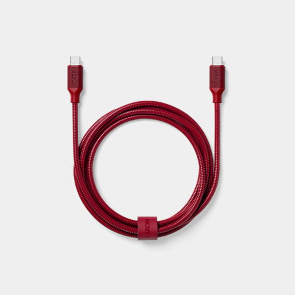 Lexon Design Metali-C Metallinen USB-C -kaapeli Lexon Design Metali-C USB-C -kaapeli, tummanpunainen, kestävä ja tyylikäs ratkaisu moderniin käyttöön.