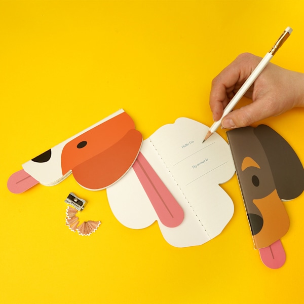 Suck UK Animal Notebook Set of 3pcs. - Dog