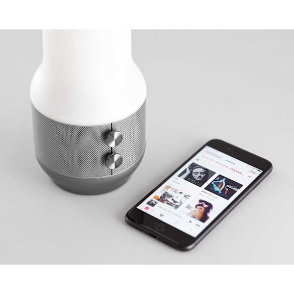 Lexon Design TERRACE LED Lantern &amp; BT Speaker - Titanium