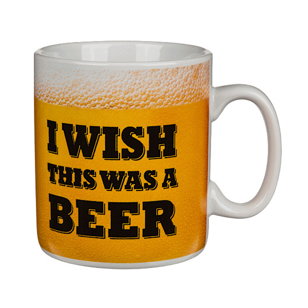 Out of the Blue Coffee Mug - I wish I was a Beer