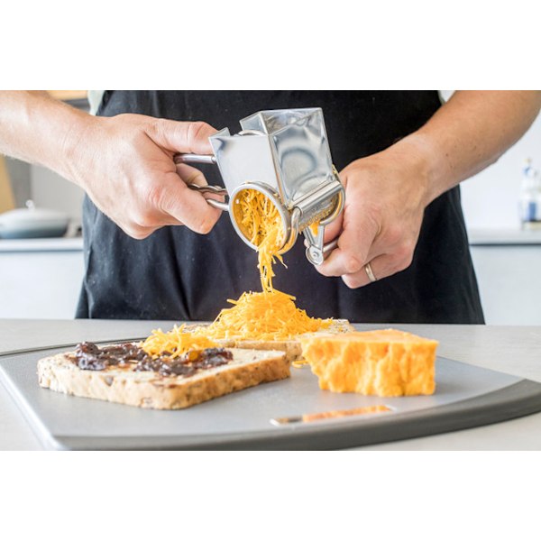 MasterClass Deluxe Stainless Steel Rotary Cheese Grater