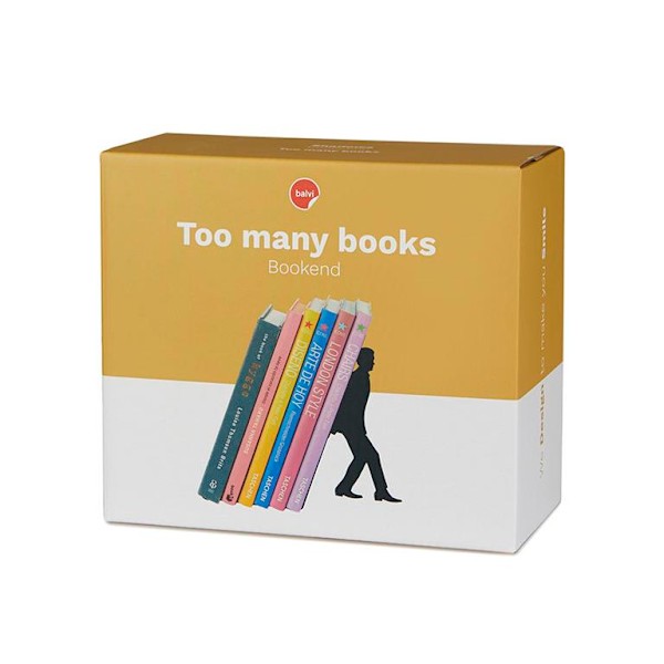 Balvi Bookend Too Many Books